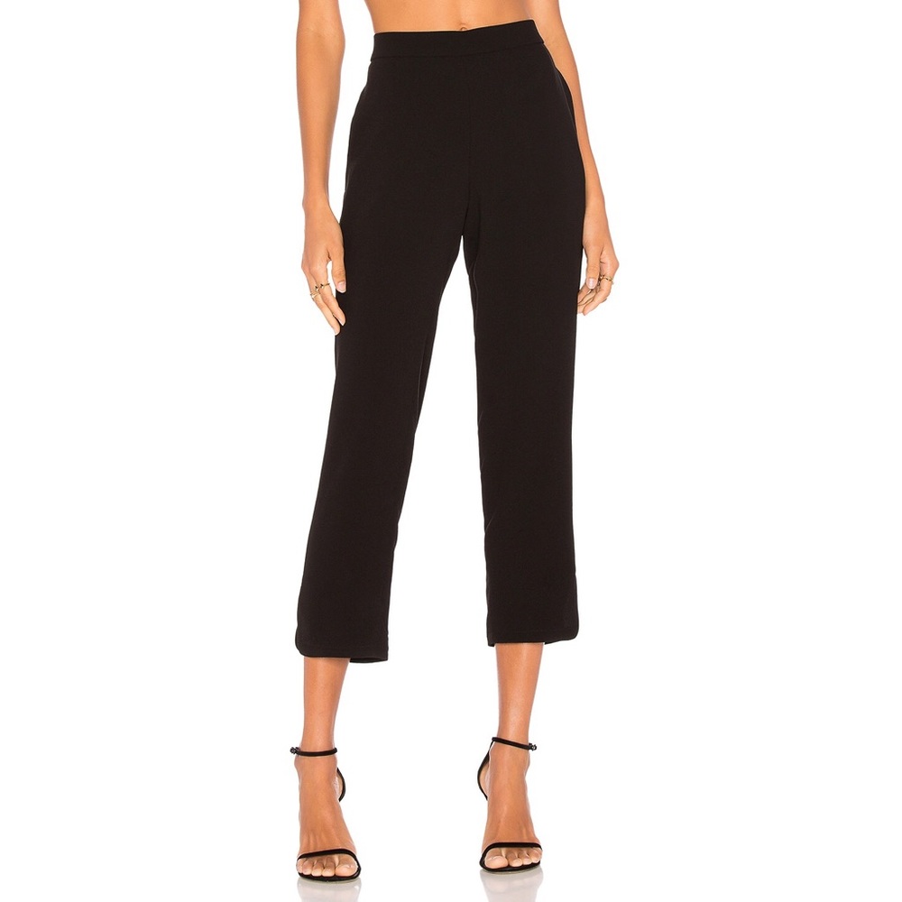 NWT Theory Thorina Elevate Crepe Pant in Black, Size 0 - Picture 3 of 4